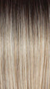 GF16-21SS SS Glazed Sand | A blend of Platinum Blonde and Honey Golden Blonde with Dark Brown Roots