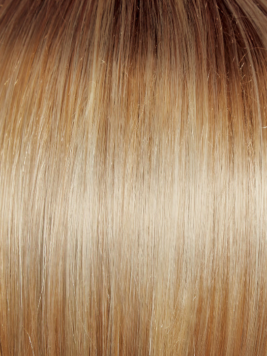 GL14-22SS SS SANDY BLONDE | Dark golden blonde base blends into multi-dimensional tones of medium gold blonde and light beige blonde