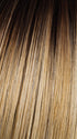 SS-LIGHT-BLONDE | Light Blonde with Golden Highlights & Dark Brown Roots