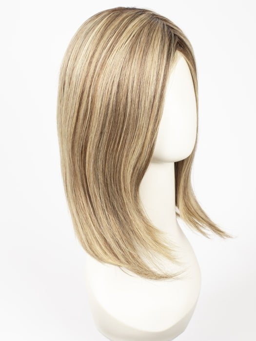 24BT18S8 SHADED MOCHA | Medium Natural Ash & Light Natural Gold Blonde Blend, Shaded with Medium Brown
