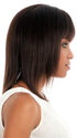 H-202 by Vivica Fox | African American Human Hair Wig with Center Skin Part