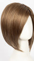 MAPLE-SUGAR-R | Light-Medium Brown Base with Warm Medium Blonde Highlights and Dark Brown Roots