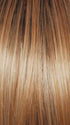 SS14/88H SHADED GOLDEN WHEAT | Dark Blonde Evenly Blended with Pale Blonde Highlights and Dark Roots