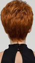 Envy Heather Wig : Back View | Color LIGHTER RED