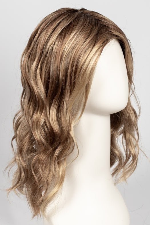 14/26S10 SHADED PRALINES N' CREAM | Light Gold Blonde & Medium Red-Gold Blonde Blend, Shaded with Light Brown