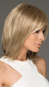 The premium synthetic fiber used to create the Ellen Wille Icone mimics the look, feel and movement of biological hair.