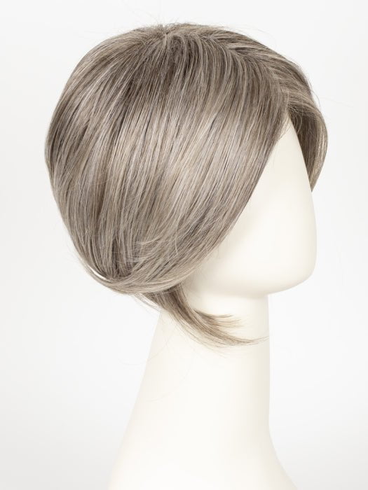 39F38 ROASTED CHESTNUT | Light Natural Ash Brown with 75% Grey Front, graduating to Medium Brown with 35% Grey Nape