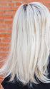 IMPRESS by ELLEN WILLE in PASTEL BLONDE ROOTED | Pearl Platinum, Dark Ash Blonde, and Medium Honey Blonde mix with Roots