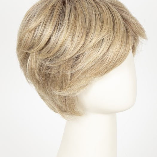 CHAMPAGNE ROOTED | Light Beige Blonde,  Medium Honey Blonde, and Platinum Blonde Blend with Dark Roots