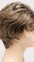 SAHARA-BLONDE | Softer Dark Blonde with Light Golden Blonde, and features Chestnut Roots