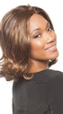 The sheer lace front blends with all skin tones | Color: Chocolate Caramel