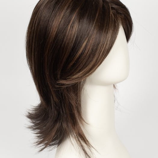 COFFEE-LATTE | Dark Brown with Evenly Blended Honey Brown Highlights