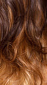 GM432 | Gradual Mix OMBRE color. Reddish Brown Top, Golden Auburn Middle, Golden Platinum Blonde Bottom