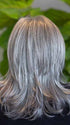 JODIE by Rene of Paris in SALT & PEPPER | 50/50 Blend of Pale Steel Grey and Deep Dark Charcoal Grey