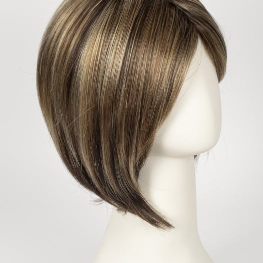 CHOC FROST R | Rooted Dark with a Dark Brown Base with Honey Blonde and Platinum highlights