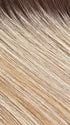 101/88/27S8 CATALINA BLONDE | Pale blonde with Pure White Natural Violet halo highlights, shaded medium brown