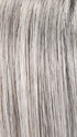 92 MOONLIGHT | Pure White with 5% Medium Brown Front, Grey with 30% Medium Brown Middle, Dark Brown with 65% Grey Nape