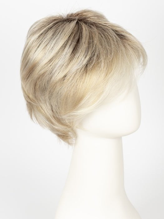 PASTEL BLONDE ROOTED | Platinum, Dark Ash Blonde, and Medium Honey Blonde blends With Dark Roots