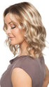 A wavy, mid-length bob cut wig that looks incredibly natural