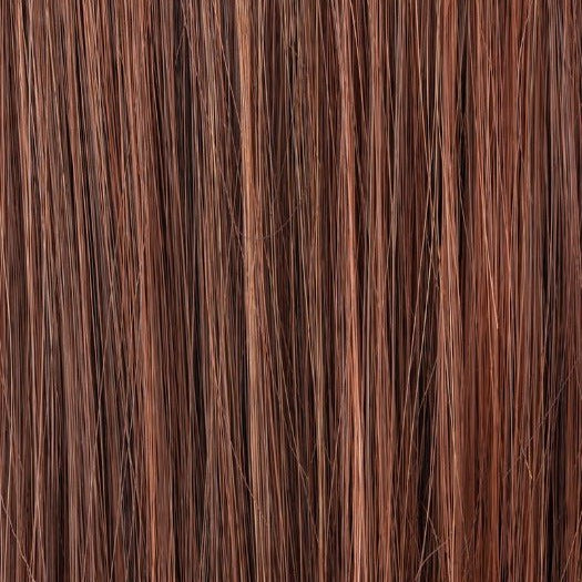 AUBURN ROOTED 33.130.4 | Dark Auburn, Deep Copper Brown, and Darkest Brown Blend with Shaded Roots