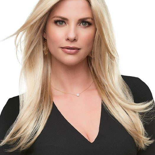 KAIA by JON RENAU in FS24/102S12 LAGUNA BLONDE | Light Natural Gold Blonde with Pale Natural Gold Blonde bold highlights, Shaded with Light Gold Brown PPC MAIN IMAGE FB MAIN IMAGE