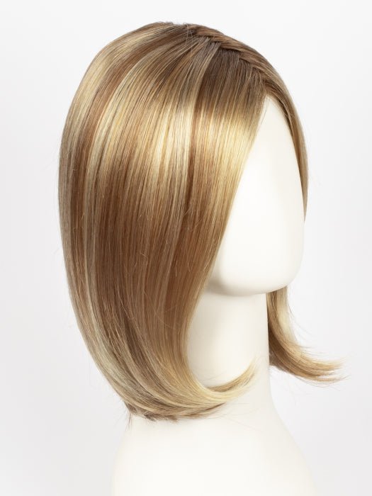 14/26S10 SHADED PRALINES N' CREAM | Light Gold Blonde & Medium Red-Gold Blonde Blend, Shaded with Light Brown