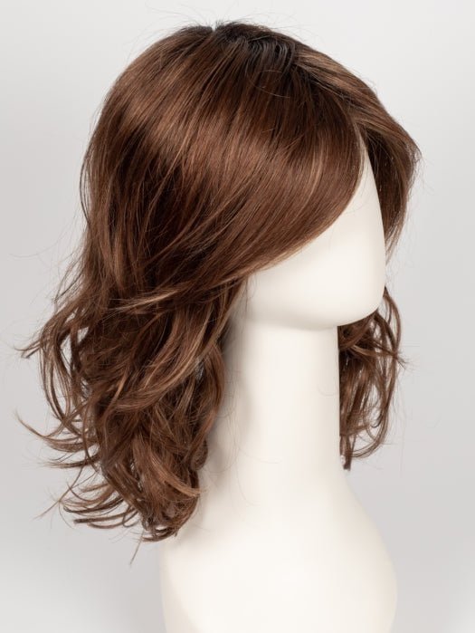 30A27S4 SHADED PEACH | Medium Natural Red & Medium Red-Gold Blonde Blend, Shaded with Dark Brown