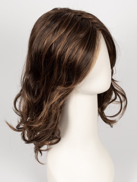 6F27 CARAMEL RIBBON | Brown with Light Red-Gold Blonde Highlights & Tips