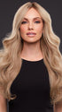 KIM Human Hair Wig by JON RENAU in 12FS8 SHADED PRALINE | Medium Natural Gold Blonde, Light Gold Blonde, Pale Natural Blonde Blend, Shaded with Dark Brown