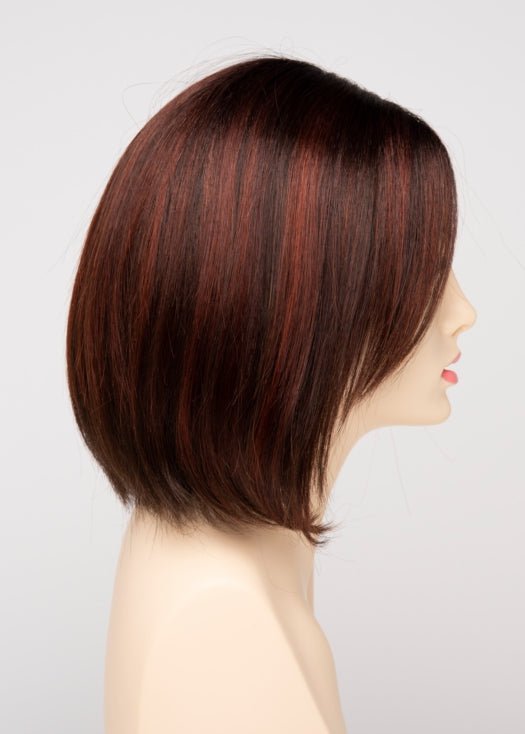 CHOCOLATE CHERRY | Dark Brown roots with overall Medium Brown base with Deep Red highlights