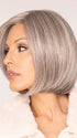 Roxie in KYLA by JON RENAU in color 56F51 OYSTER | Light Grey with 20% Medium Brown Front, graduating to Grey with 30% Medium Brown Nape