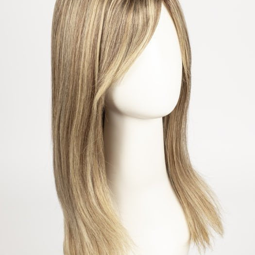 24BT18S8 SHADED MOCHA | Medium Natural Ash & Light Natural Gold Blonde Blend, Shaded with Medium Brown