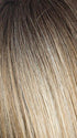ROSE-GOLD-R | Blonde Base with Reddish Highlights and Dark Roots