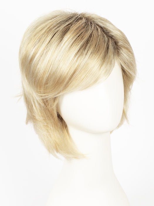 SANDALWOOD H | Rooted Dark with Dark Gold Blonde with Platinum Blonde highlights