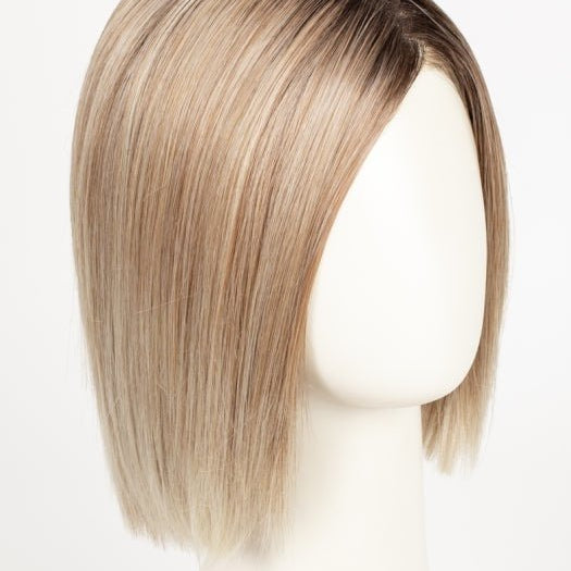 CANDY BLONDE ROOTED 101.27.60 | Pearl Platinum, Dark Strawberry Blonde, and Pearl White Blend with Dark Shaded Roots