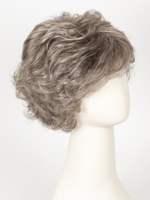 39F38 ROASTED CHESTNUT | Light Natural Ash Brown with 75% Grey Front, graduating to Medium Brown with 35% Grey Nape