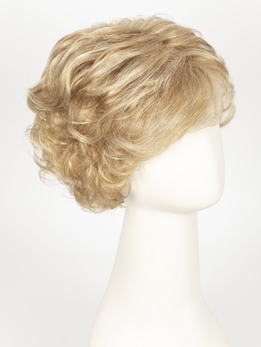 104F24B MACADAMIA | Pale Natural White Blonde & Light Natural Gold Blonde Blend with Light Natural Gold Blonde Nape
