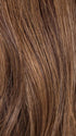 MOCCA ROOTED 830.12.20 | Medium Brown Blended with Light Auburn and Lightest Brown and Light Strawberry Blonde Blend with Shaded Roots