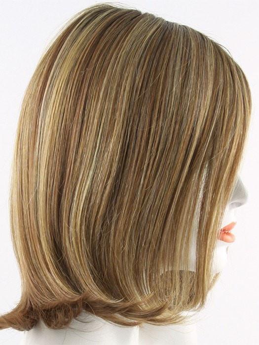 GOLDEN NUTMEG | Medium Brown roots with overall Warm Cinnamon base and Golden Blonde highlights