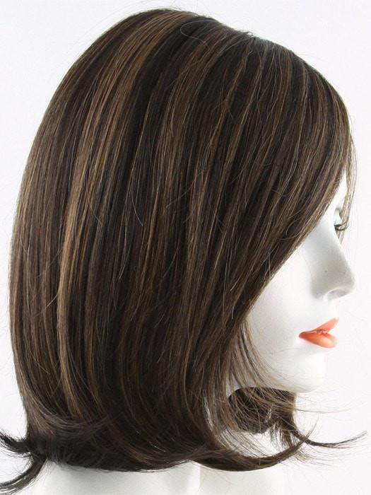 AMARETTO CREAM | Dark Brown roots with overall Medium Brown base with Honey Blonde highlights