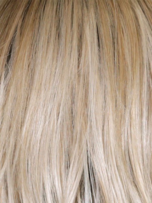 CRUSHED ALMOND BLONDE R | A soft Neutral Light Blonde with a Light and Medium Blended Root Color.
