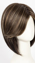 CHOC FROST R | Rooted Dark with a Dark Brown Base with Honey Blonde and Platinum highlights