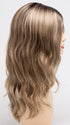 SAHARA BLONDE | Softer Dark Blonde with Light Golden Blonde, and features Chestnut Roots