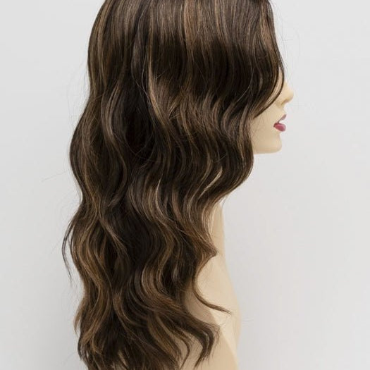 CHOCOLATE CARAMEL | Medium Brown with Soft Red and Blonde highlights