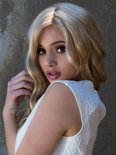 MAYA by ENVY in MEDIUM BLONDE | Soft Golden Blonde with Champagne Blonde highlights