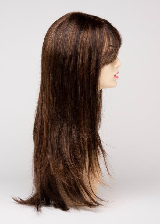 CHOCOLATE-CARAMEL | Medium Brown with Soft Red and Blonde highlights