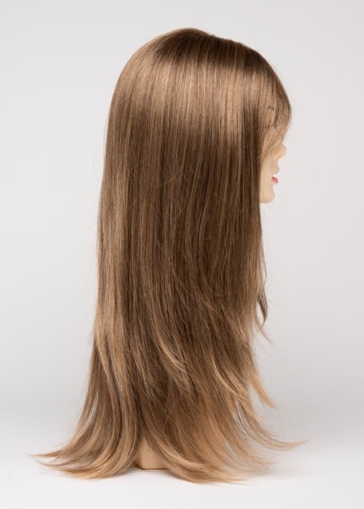 FROSTED | Light brown & Wheat Blonde Blend at Roots Tipped with Wheat Blonde