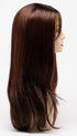 CHOCOLATE-CHERRY | Dark Brown roots with overall Medium Brown base with Deep Red highlights