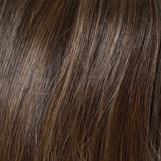 AMARETTO-CREAM | Dark Brown roots with overall Medium Brown base with Honey Blonde highlights