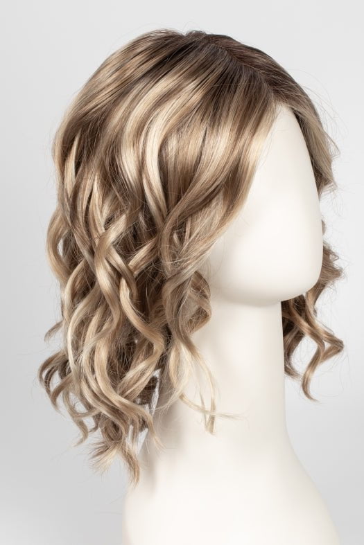 MILA by Jon Renau in 12FS8 SHADED PRALINE | Light Gold Brown, Light Natural Gold Blonde & Pale Natural Gold-Blonde Blend, Shaded with Medium Brown
